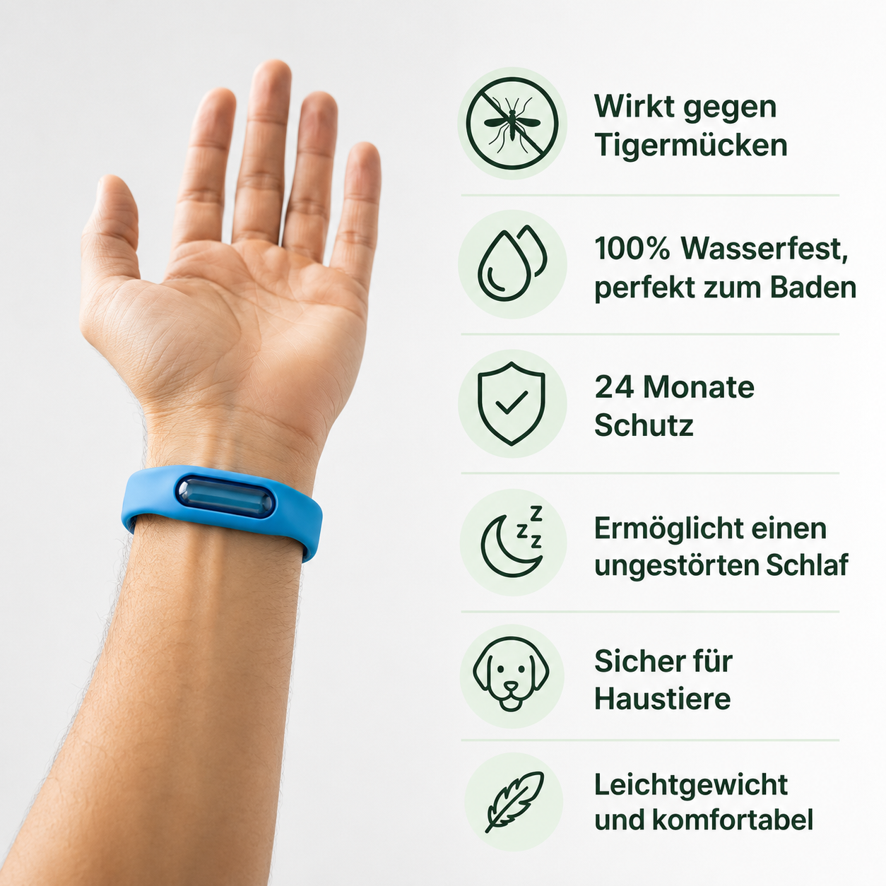 Mücken-Abwehrbänder (24-Monate Schutz)
